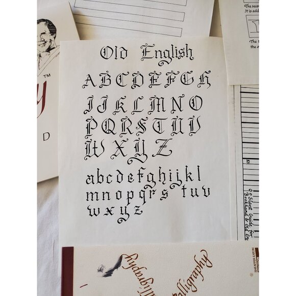 Ken Brown Calligraphy Practice Pad 8.5x11" With Additional Styles On More Sheets - Picture 4 of 7